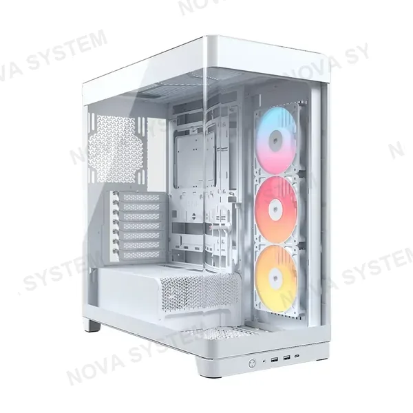 CORSAIR CORSAIR FRAME 4500X RS-R ARGB Case para PC Semitorre de Cristal Panorámico Blanco