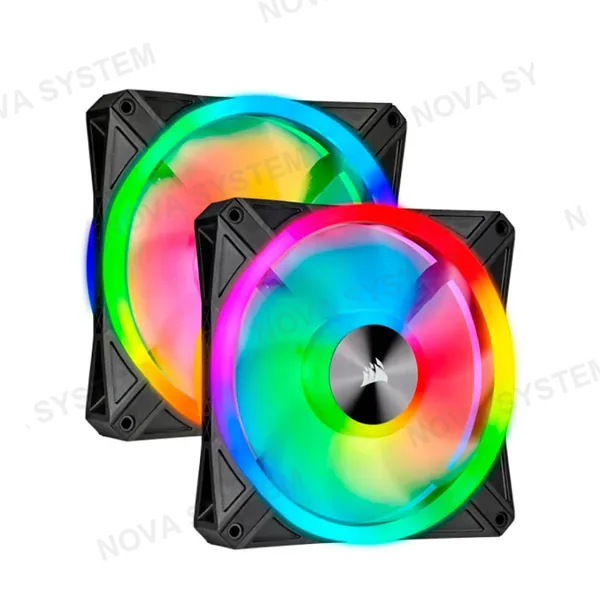 CORSAIR CORSAIR iCUE QL140 RGB Cooler LED para CPU 140mm 2-Pack