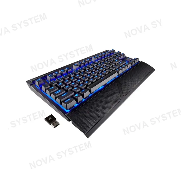 CORSAIR CORSAIR K63 Teclado Mecanico Wireless Blue LED CHERRY MX Red