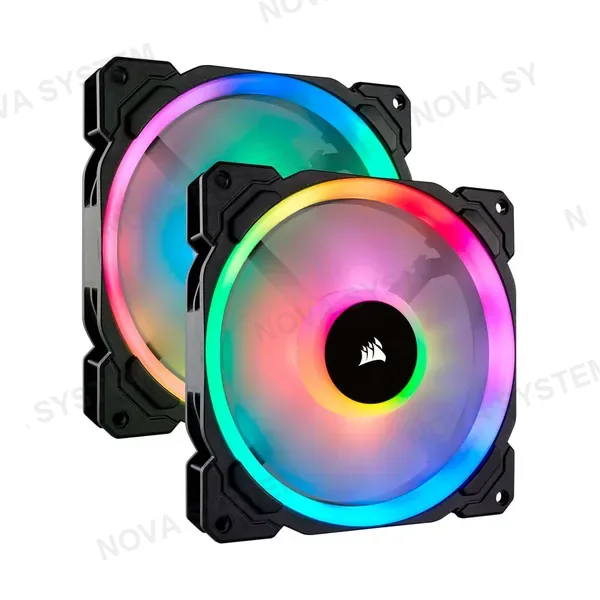 CORSAIR CORSAIR LL140 RGB Cooler LED Dual Light Loop 140mm 2-Pack