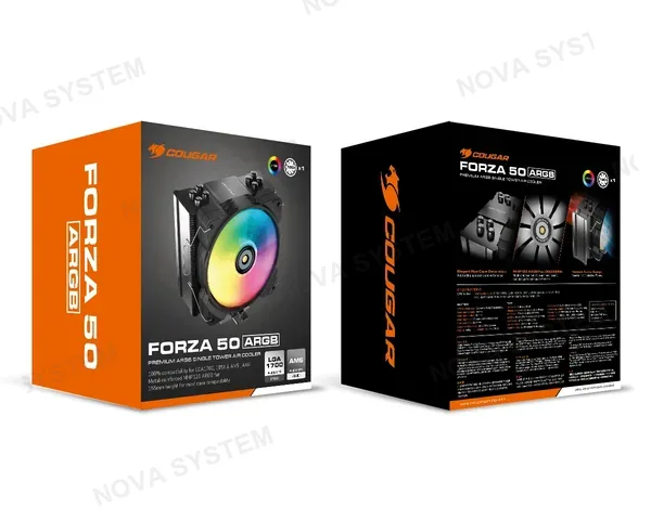 COUGAR COUGAR FORZA 50 ARGB COOLER PARA CPU