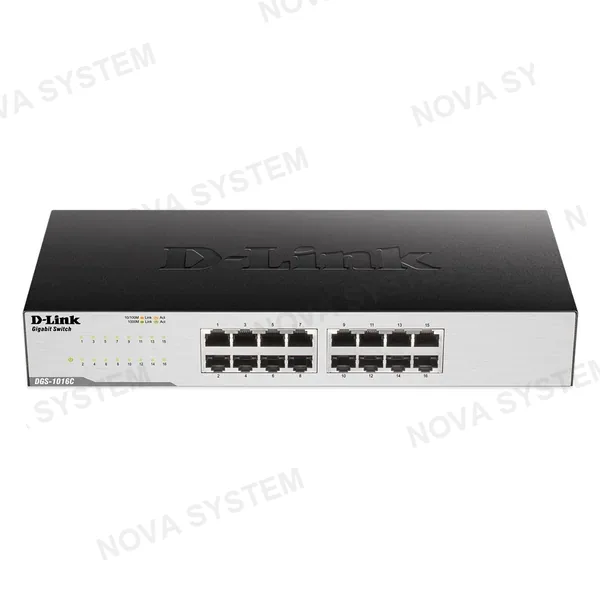 D-LINK D-LINK DGS-1016C Switch 16 puertos 10/100/1000Mbps no administrable