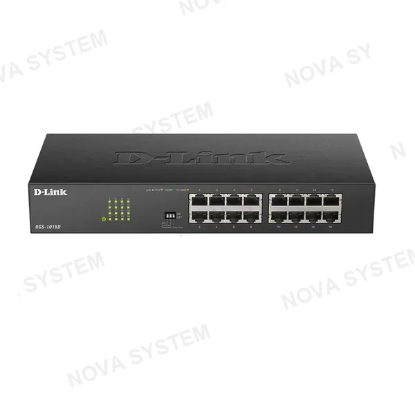 D-LINK D-LINK DGS-1016D Switch 16 puertos 10/100/1000Mbps no administrable