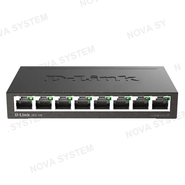 D-LINK D-LINK DGS-108 Switch 8 puertos Gigabit Plug&Play