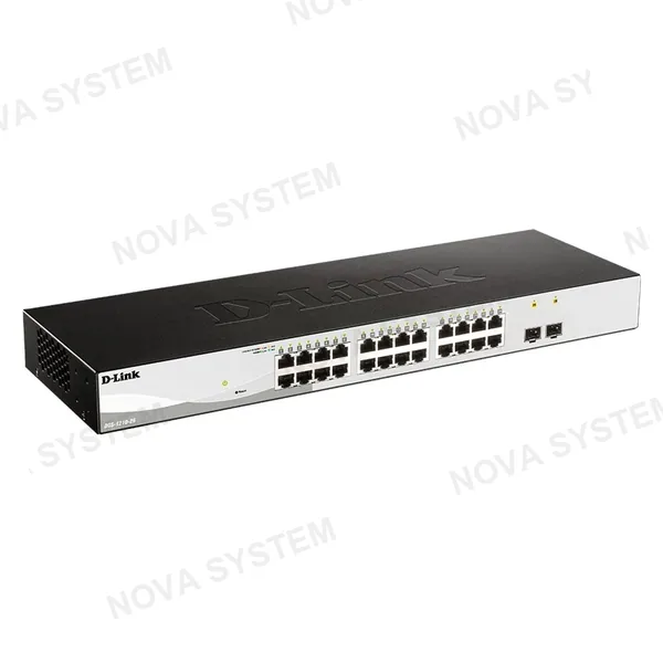 D-LINK D-LINK DGS-1210-26 Switch Smart Administrable 24 Puertos Gigabit 2SFP Gb