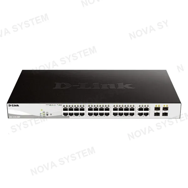 D-LINK D-LINK DGS-1210-28MP Switch 24 puertos PoE 4 puertos GbE/SFP