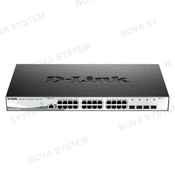 D-LINK D-LINK DGS-1210-28X-ME Switch administrable de 24 puertos 10/100/1000 Mbps (no PoE)+ 4 puertos 10G SFP+