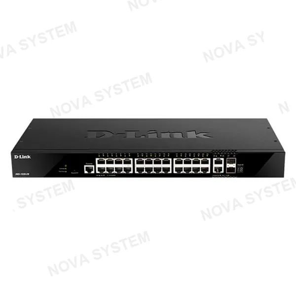 D-LINK D-LINK DGS-1520-28 SWITCH ADMINISTRABLE L3 24P GIGABIT 2X10GBASE-T