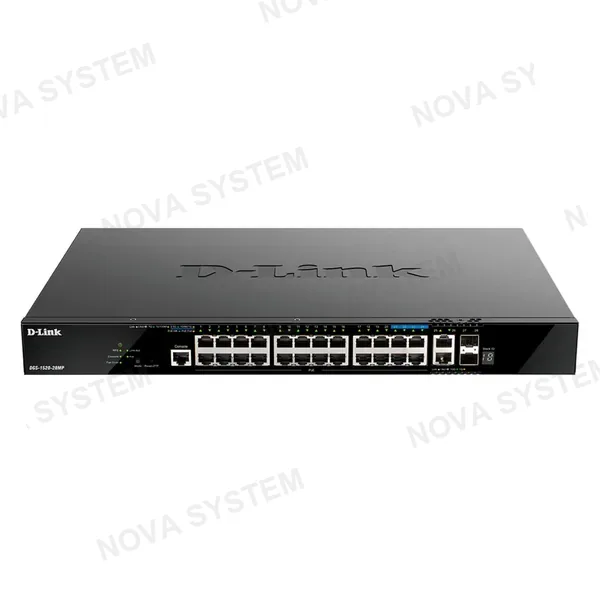 D-LINK D-LINK DGS-1520-28MP Switch 28 puertos 20 x RJ45 GbE PoE 4 x 2.5G PoE 2 x 10G 2 x 10G SFP+