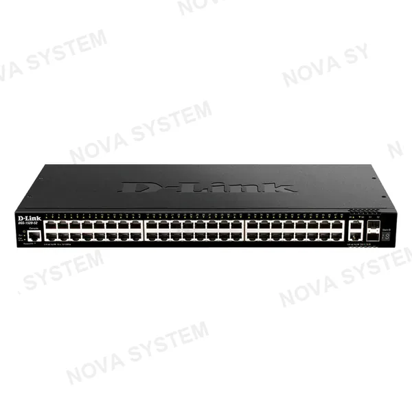 D-LINK D-LINK DGS-1520-52 Switch administrable capa L3 48 RJ45 Gbe 2X10G SFP+