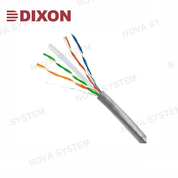 DIXON DIXON 3066 WH Cable de red U/UTP CCA Cat 6, blanco, exterior, 305m