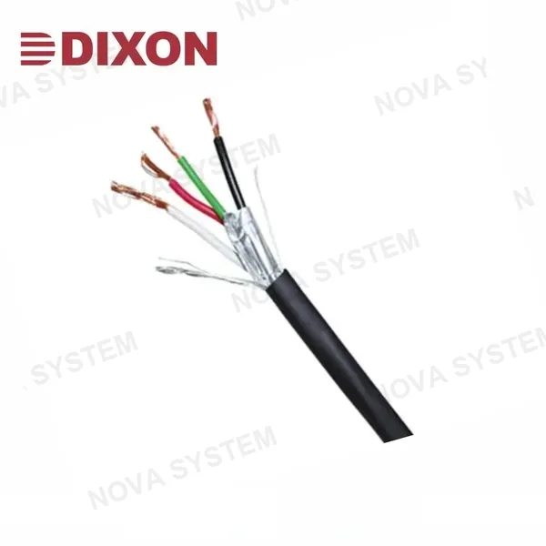 DIXON DIXON 8020 LSZH Cable de audio control e instrumentación 2 x 22AWG Negro 305m
