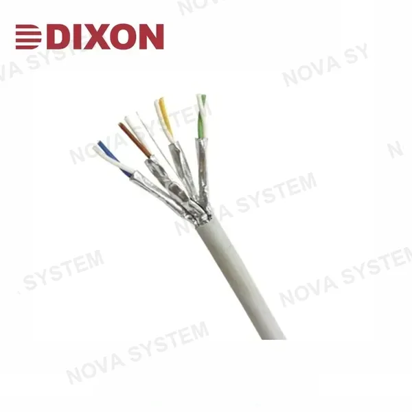 DIXON DIXON 9060 Cable de red U/UTP Cat 6A, LSZH, gris, 305m