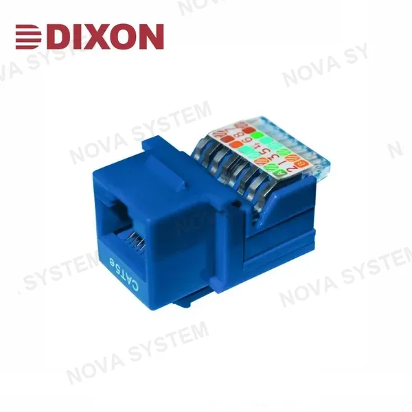 DIXON DIXON KJ7-CE-US/BLN Jack RJ45 Cat 5e azul a presión