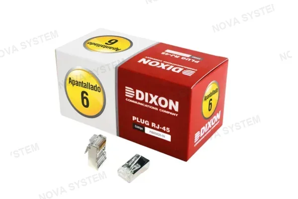 DIXON DIXON PJ88502X-CN Plug RJ454 Cat 6 apantallado x 100unid