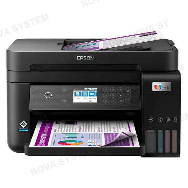 EPSON EPSON C11CJ61301 Impresora Multifuncional 3 en 1, ECOTANK L6270 Imprime, Escanea, Copia, conexión LAN y Wi-Fi (C11CJ61301)