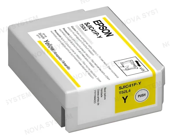 EPSON EPSON C13T52L420 Cartucho de Tinta Amarilla para Impresoras ColorWorks