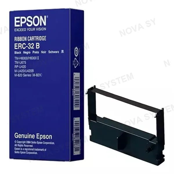 EPSON EPSON ERC-32B Cinta Ribbon Negra para Impresoras de Punto de Impacto