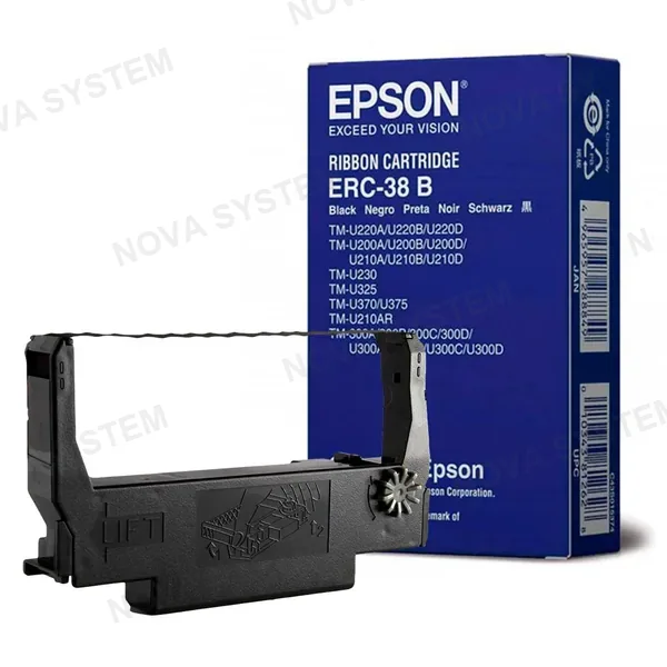 EPSON EPSON ERC-38B Cinta Ribbon de Impresión Negra