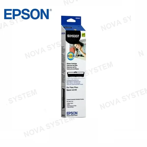 EPSON EPSON S015337 Cartucho de Cinta Negra para Impresoras Matriciales