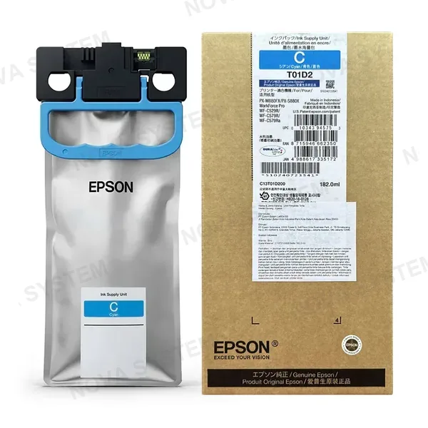 EPSON EPSON T01D200 Bolsa de Tinta Cian Durabrite Ultra T01D (C)