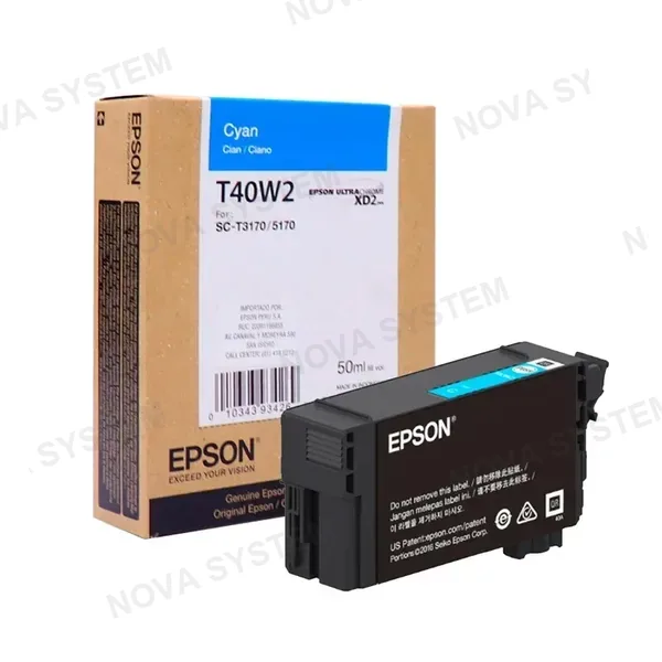 EPSON EPSON T40W220 Cartucho de Tinta Cian UltraChrome XD2 50ml