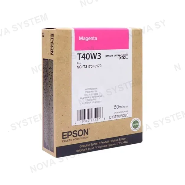 EPSON EPSON T40W320 Cartucho de Tinta Magenta UltraChrome XD2 50ml