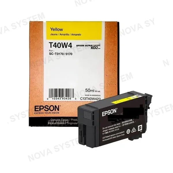 EPSON EPSON T40W420 Cartucho de Tinta Amarilla UltraChrome XD2 50ml