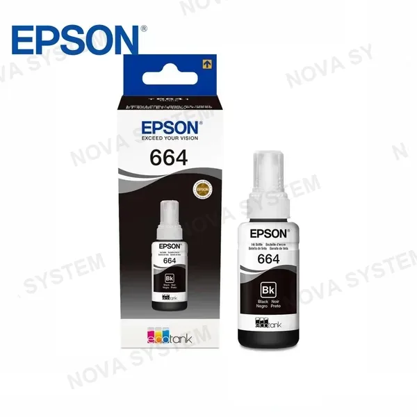 EPSON EPSON T664120-AL Botella de Tinta Negra 70ML