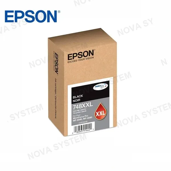 EPSON EPSON T748XXL120-ALTinta Color Negro Extra Alta Capacidad Epson 748XXL.