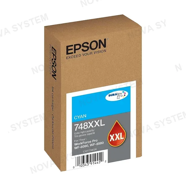 EPSON EPSON T748XXL220-AL Cartucho de Tinta Cyan DuraBrite Pro