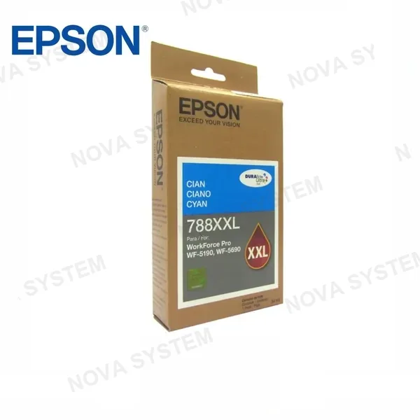 EPSON EPSON T788XXL220-AL - Cartucho de Tinta Epson DuraBrite Pro Cyan para WorkForce Pro WF-5690-5190.