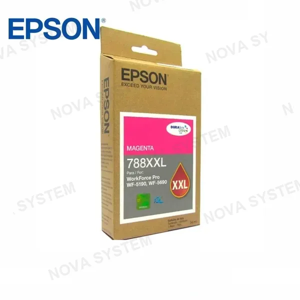 EPSON EPSON T788XXL320-AL - Cartucho de Tinta Epson T788XXL, DuraBrite Pro Magenta para WorkForce Pro WF-5690-5190.