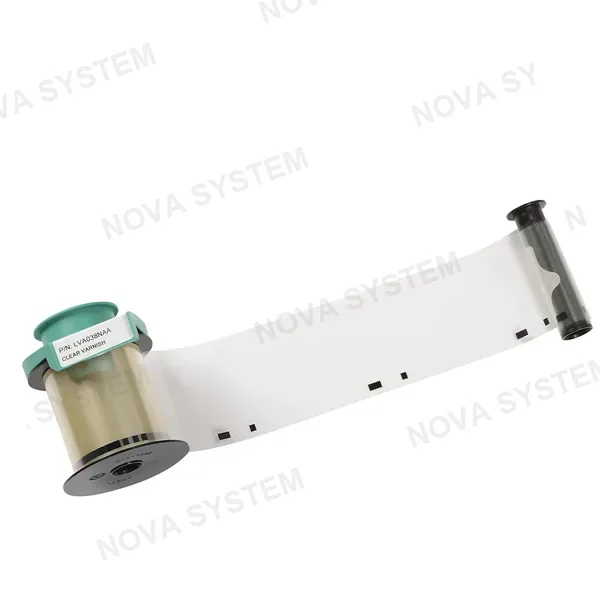 EVOLIS EVOLIS LVA038NAA Ribbon Cinta de Barniz Transparente Continuo, 12000 impresiones