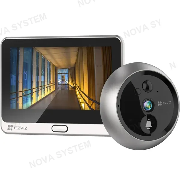 EZVIZ EZVIZ DP2 2K Timbre Mirilla Inteligente WIFI 3MP con Pantalla Tactil 4.3