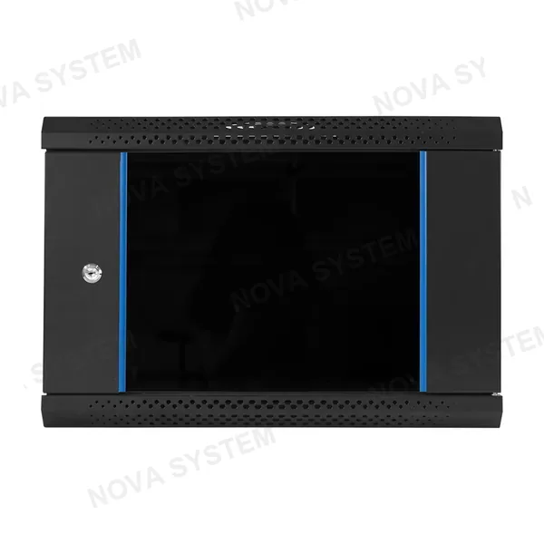 FINEN FINEN W1-5406 Gabinete de Pared 6RU 36,8 x 54 x 40cm Puerta de Vidrio