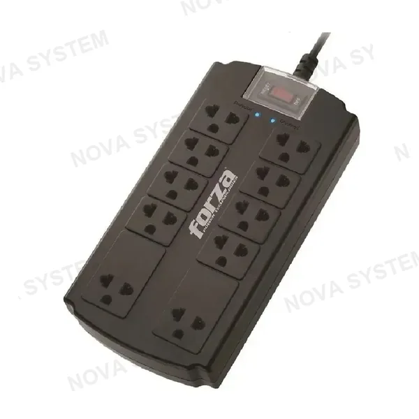 FORZA FORZA FSP-10UN Supresor Protector de voltaje 1080J 1800W 10 tomas 220V