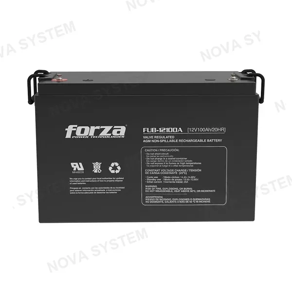 FORZA FORZA FUB-12100A Batería sellada recargable 12V 100Ah