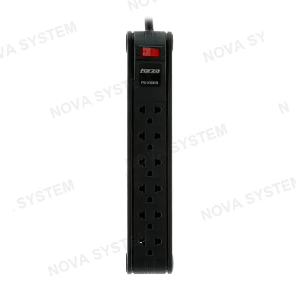 FORZA FORZA PS-1006B Regleta Supresor de Picos 1680W 6 tomas 220V