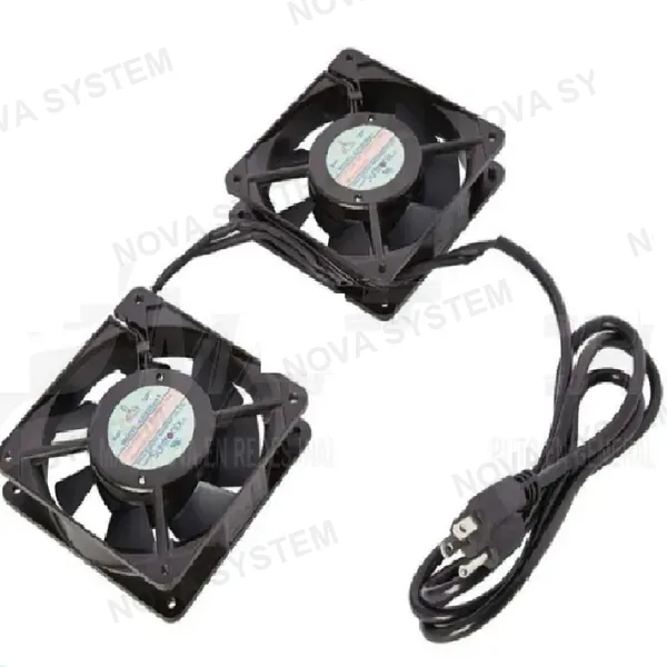 NACIONAL GEN-VENT-4 Kit de 4 Ventiladores 12x12cm 12v