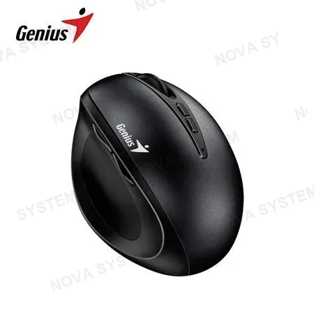 GENIUS GENIUS 8300S Mouse inalámbrico ergonómico vertical, 7 botones, negro 31030037400