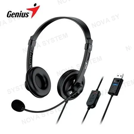 GENIUS GENIUS HS-230U Audífono Con Micrófono Usb Cable 1.8m
