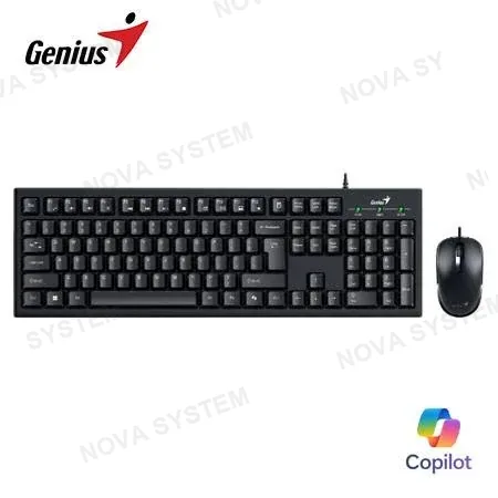 GENIUS GENIUS KM-100SE Kit Teclado + Mouse AI COPILOT USB 31330009401