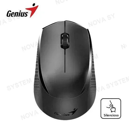 GENIUS GENIUS NX-8000S Mouse inalámbrico BT Blueeye silent ergonómico, negro 31030034401