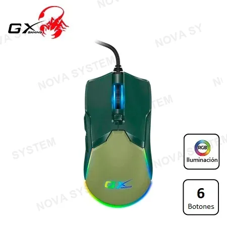 GENIUS GENIUS SCORPION M700 Mouse GAMING 7200DPI RGB, 6 botones, memoria integrada, negro 31040009400