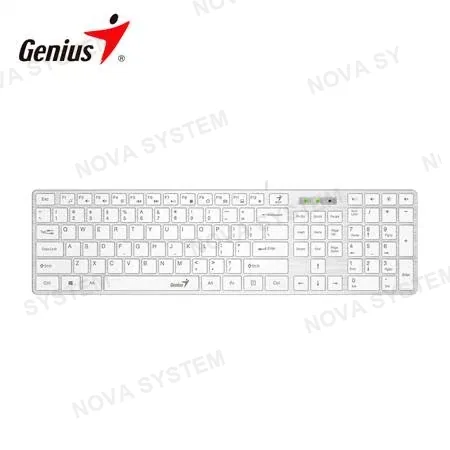 GENIUS GENIUS SLIMSTAR 126 Teclado USB multimedia SP blanco 31310017409