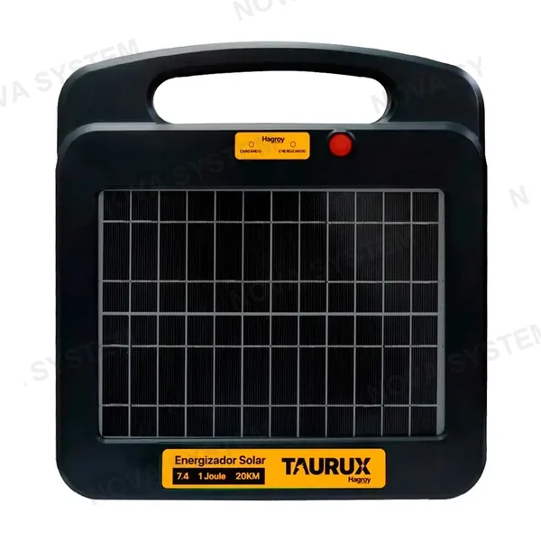 HAGROY HAGROY HG-TAURUXSOLAR-20K Energizador Ganadero Solar 20Km 1Joules