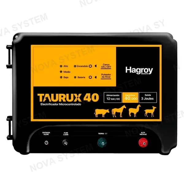 HAGROY HAGROY TAURUX 40 Energizador Ganadero 40Km 3Jouls