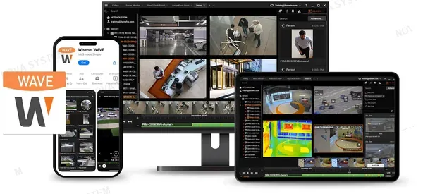 HANWHA HANWHA VISION Wisenet WAVE Licencia de Grabadora Integrada de 32 Canales - WAVE-EMB-32
