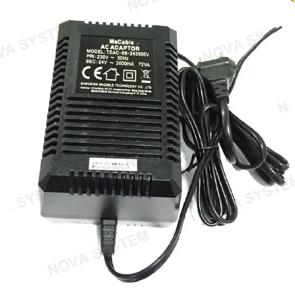 HIKVISION HIKVISION ADAPTER-TEAC-66-243000V-CE-AC2 Fuente 24VAC 3A para PTZ